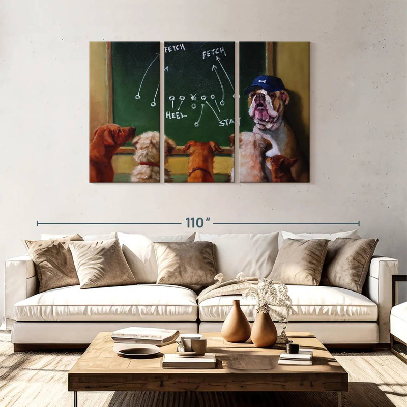 Ketti Game Plan, 48" H x 74" W