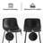 Scher Faux Leather Upholstered Counter & Bar Stools with Sled Legs-1630566308-1630566309