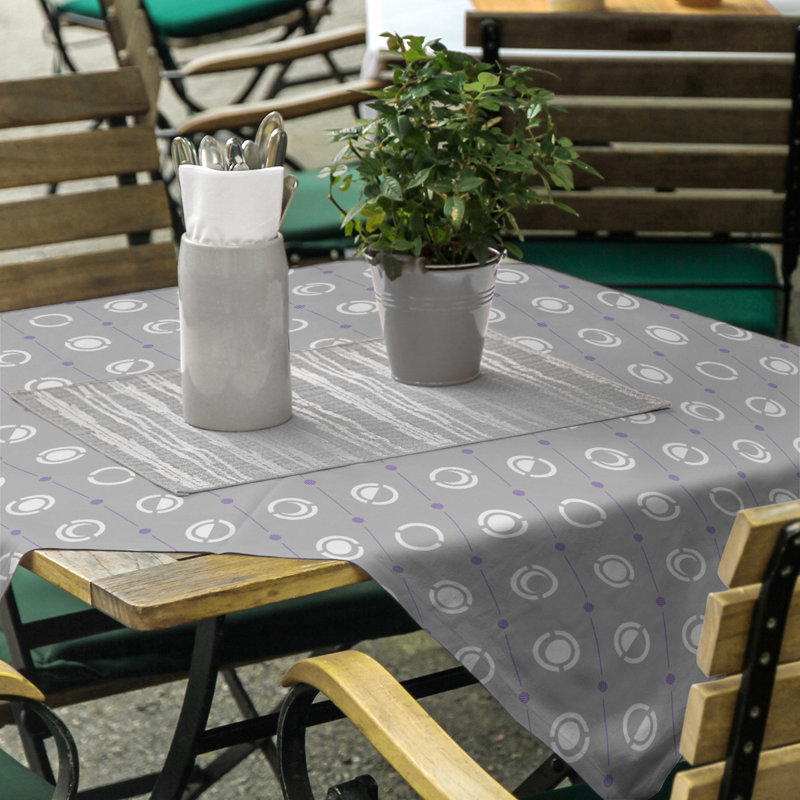 Nappe des phases de lune classiques, Gris / mauve / blanc