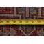 Tapis de couloir unique en laine noué à la main de style années 1970 de 3 pi 1 po x 9 pi 11 po Saroja