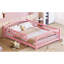 Lit, lit double en bois massif