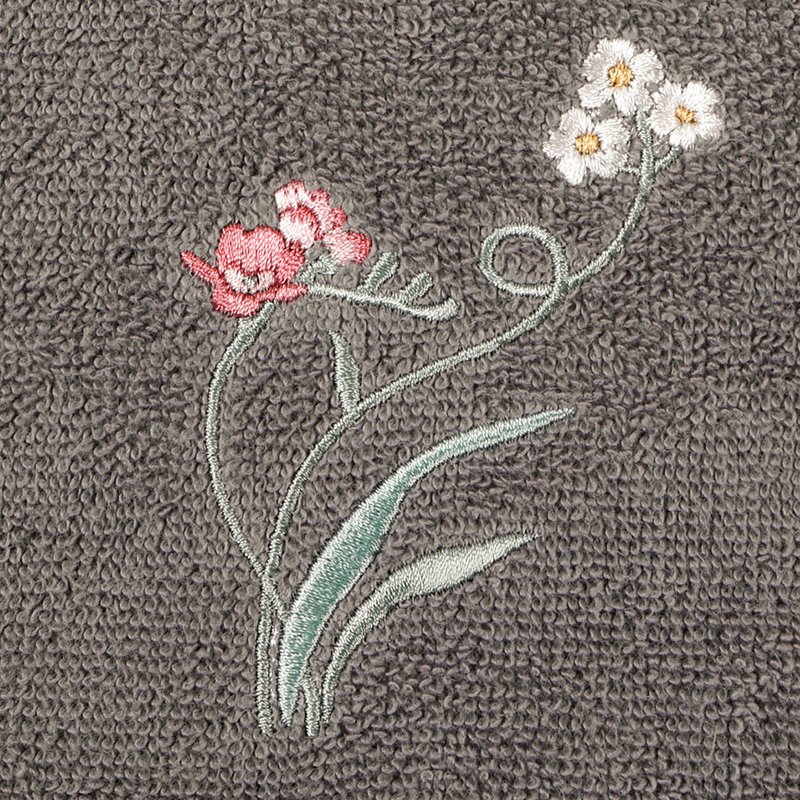Essuie-mains en coton turc, Gris anthracite, Fingertip Towel-2Pack