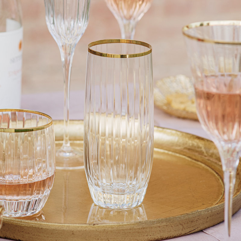 Natalia Gold Highball Glass