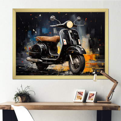 Scooter Adventures II sur impression sur toile