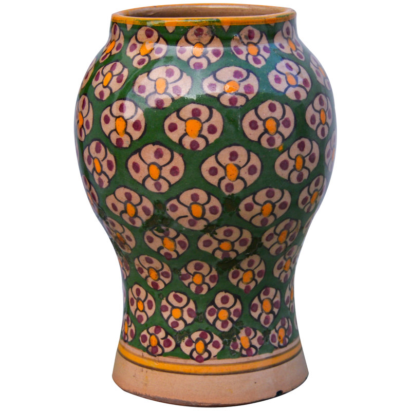 Afro-Moresque Handmade Ceramic Table Vase
