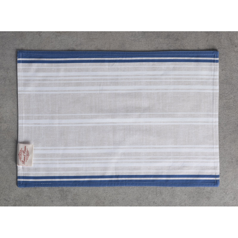 Cotton Striped Rectangle Placemat