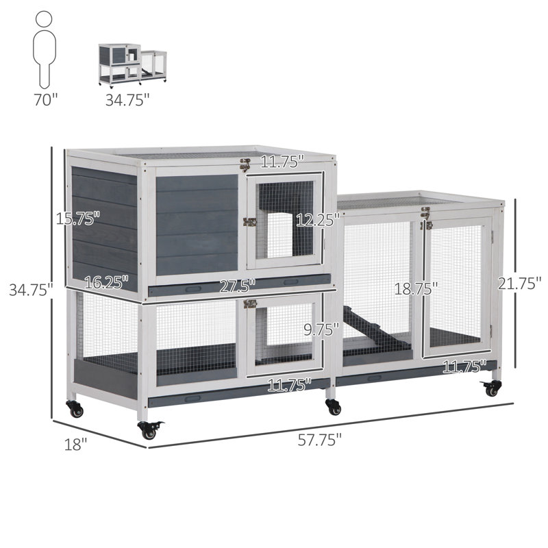 Cheslea Weather Resistant Rabbit Hutch