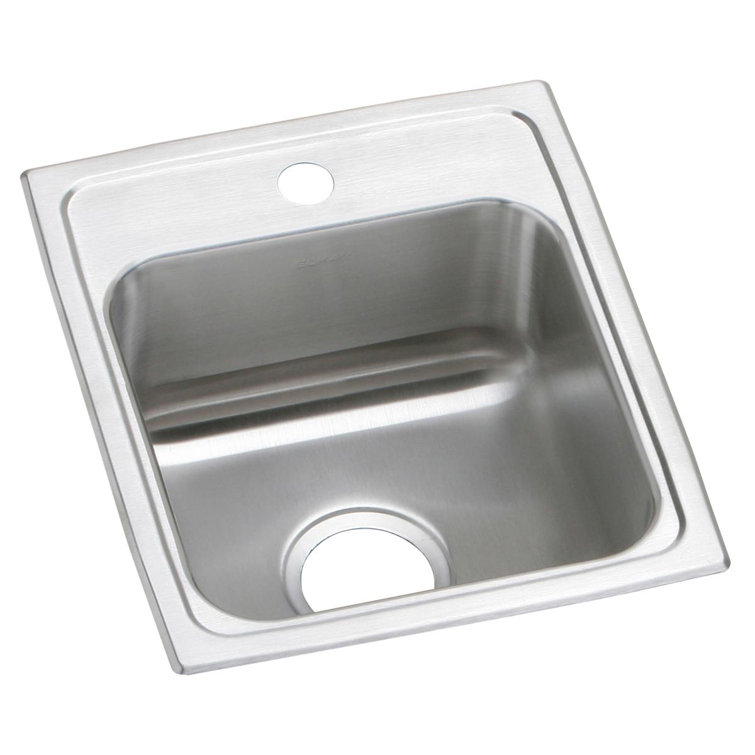 Celebrity 15" L x 18" W Drop-in Bar Sink