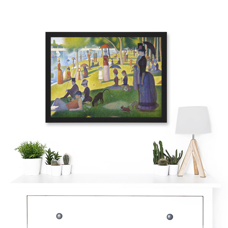 Seurat Sunday Afternoon La Grande Jatte - Single Picture Frame Print