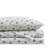 4 PCS Sheet Set Black Snowflakes
