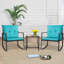 Dining Set for 2, 3-Piece Rattan Bistro Set with Cushions and Glass Coffee Table-1905826406-1905826407