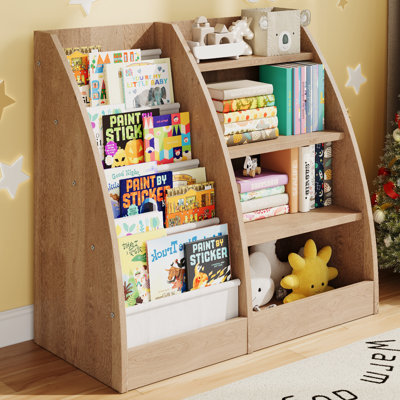 Bibliothèque pour enfants à 4 niveaux, bibliothèque pour enfants 4 couches