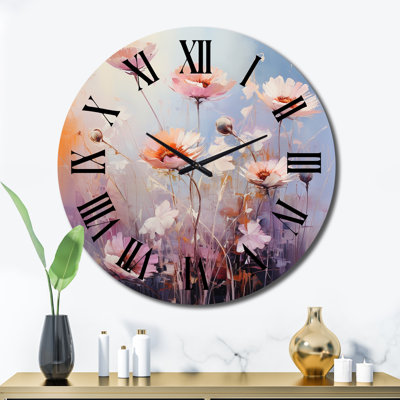 Dakeisha - Horloge murale florale