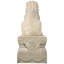 Statue de chien femelle