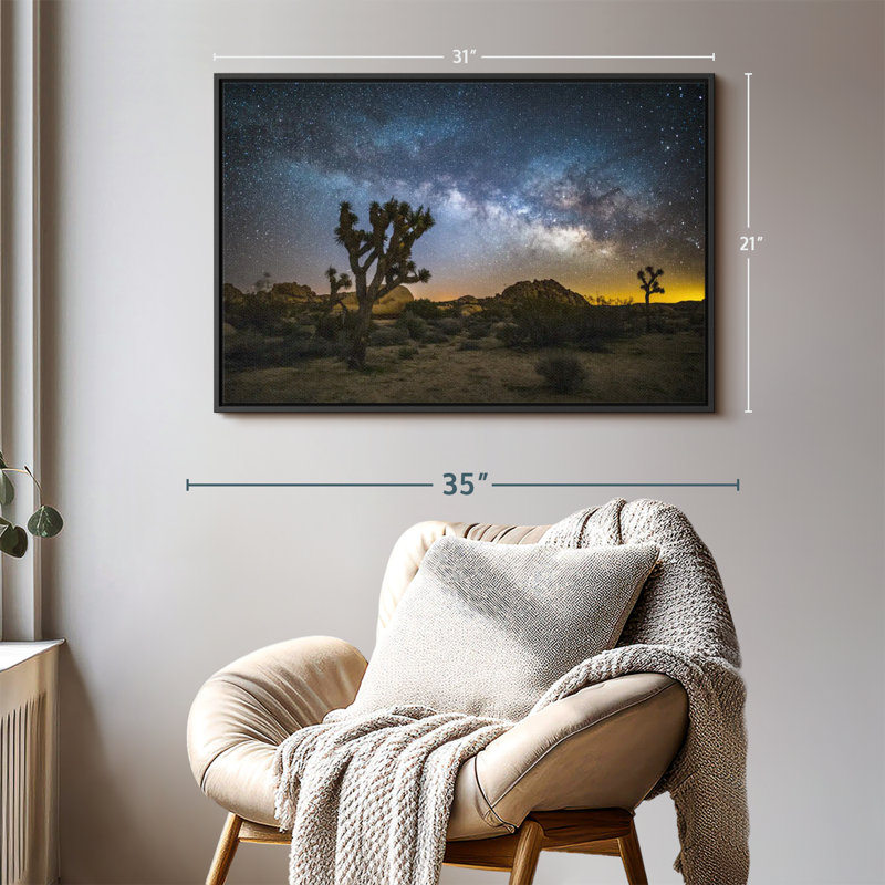 Impression sur toile Galaxy Sky, H 21 po x l 31 po