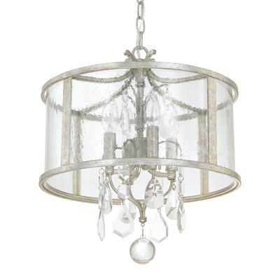 Blakely 4 - Light Dimmable Drum Chandelier