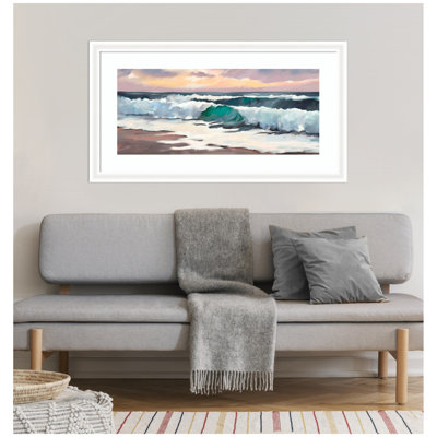 roll tide by Mary Sparrow Framed Wall Art Print