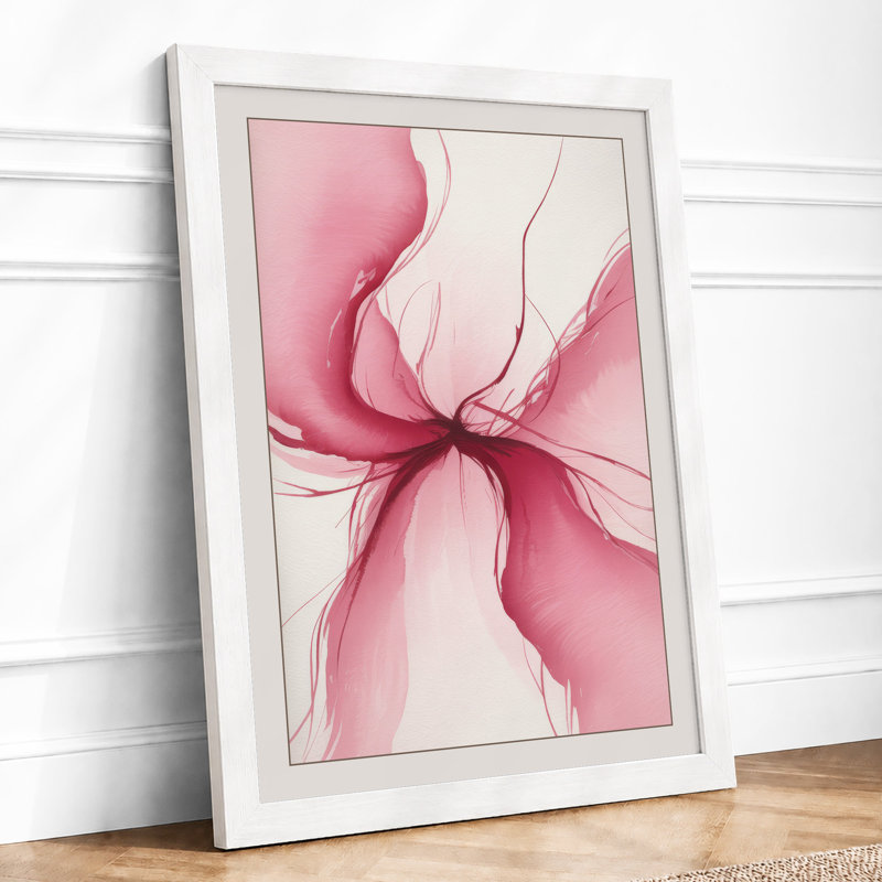 Ethereal Forms Modern - Framed Print, A1 - 84.1 x 59.4 cm, White