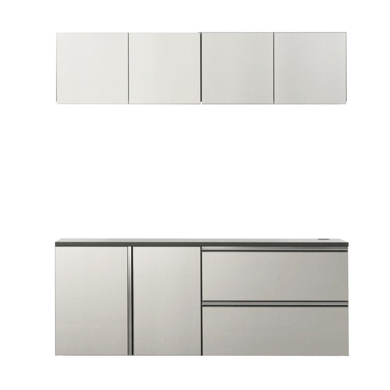 Armoire de garage Series - 64 po Largeur, 72 po de hauteur, 20 po de profondeur, fixation murale, l 64 po x H 72 po x P 20 po, tiroirs profonds, à et à chaleur, fabrication robuste