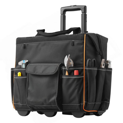 Sac à outils à roulettes avec poignée télescopique à 25 po