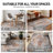 Beverly Oriental Orange/Blue/Cream Area Rug-1379303038
