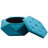Polygon Diamond Blue Velvet Storage , Comfortable Seating And Footrest, 34 Inches Long, 30.5 Wide, 13.5 High, Ideal For Home Styling Multi - Function Storage, 34"l X 30.5"w 13.5"h, Suitable Entryway-1087333458