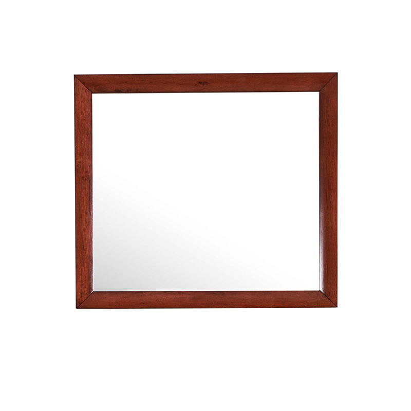 Miroir de commode Munnsville, Cerisier
