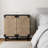 Seagrass 2-Door Accent Cabinet with Wood Frame-2037865113