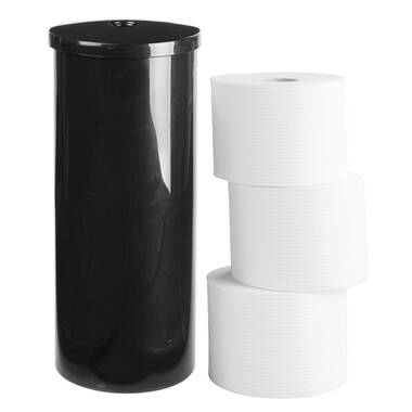 Utility-Sink 712 USTPHLDR2BLK Freestanding Toilet Paper Holder Finish: Black