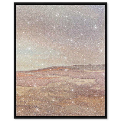 Collected View II Canvas Abstract Print by Oliver Gal, Black Frame, 16 x 20