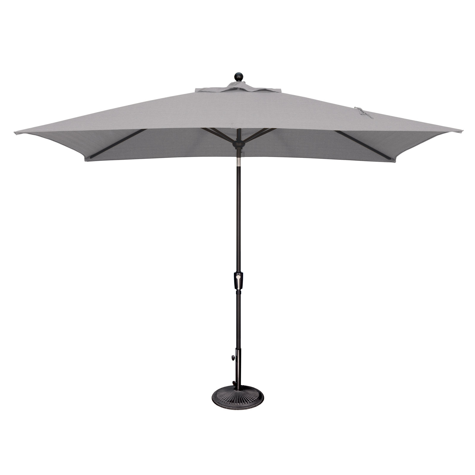 Launceston 78'' Outdoor Umbrella, Antique Beige Sunbrella® Canvas, Black