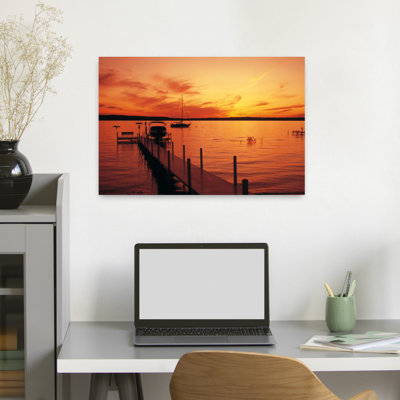 Piers On The Bay Old Mission Peninsula Grand Traverse Bay Grand Traverse County Michigan Abstract Contemporary Landscape Nature Art
