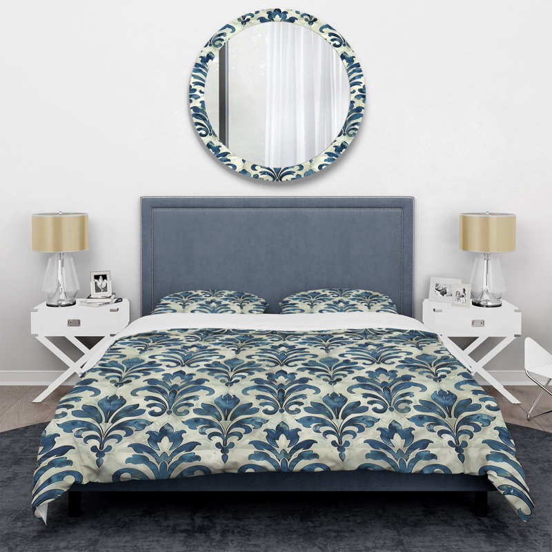 Ensemble de housse de couette transitionnelle marine Glamour Luxe, Housse de couette très grand et 2 très grandes t