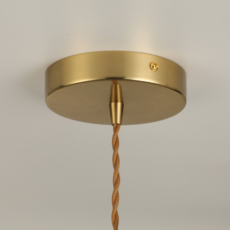 1 - Light Single Pendant With Rotary Knob Switch