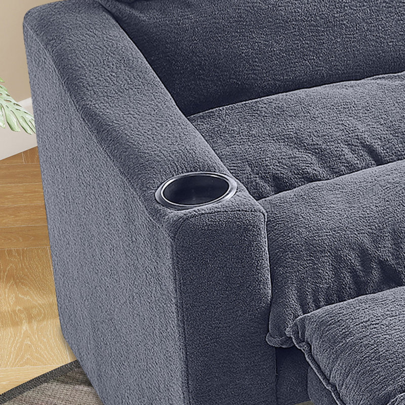 Fauteuil convertible convertible 3-en-1, Gris
