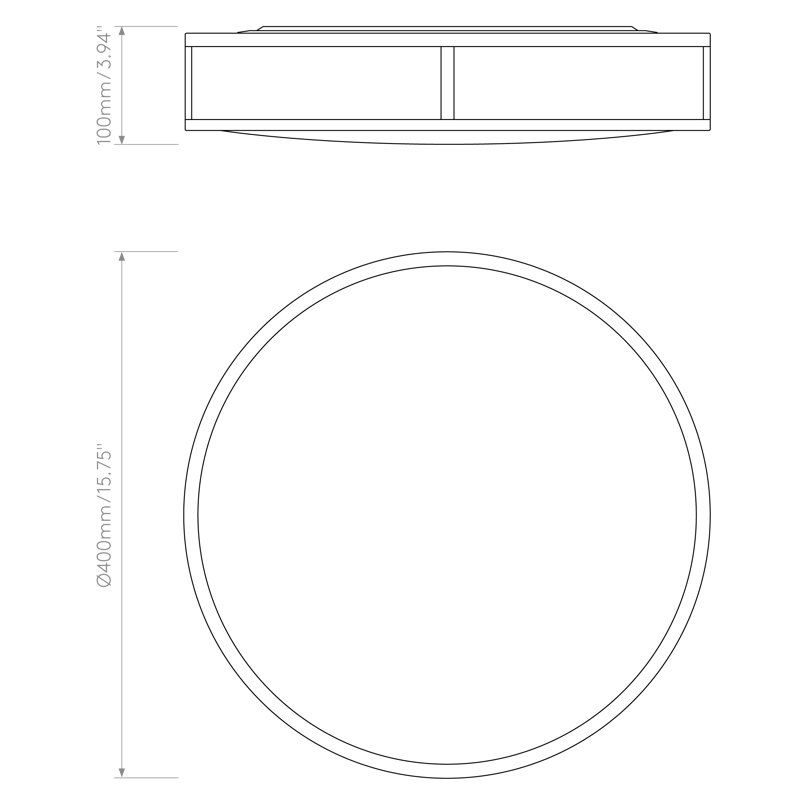 Mashiko 3 - Light Flush Mount