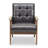 Faux Leather Armchair-1717749046