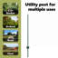 Fence Posts 11 Pcs U-Channel Steel-1412276250-1412276253