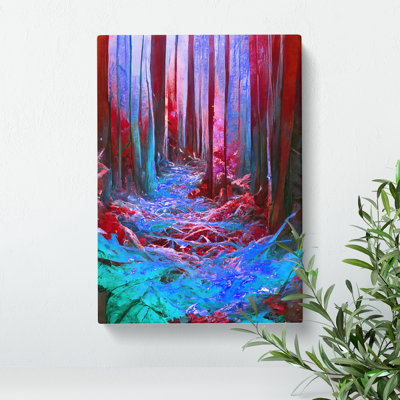Abstract Forest No.3 - Wrapped Canvas