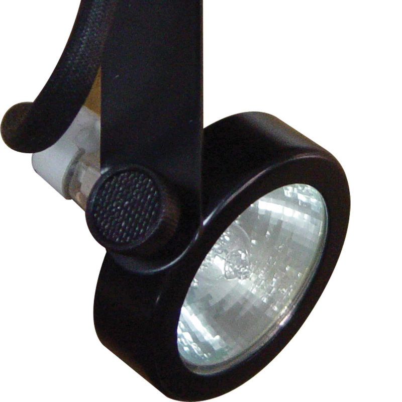  Mini-luminaire intérieur 1 lumière à 1 lumière réglable à basse tension (12V) avec anneau à cardan, Noir