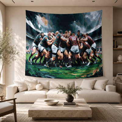Sports Rugby Wall Tapestry
