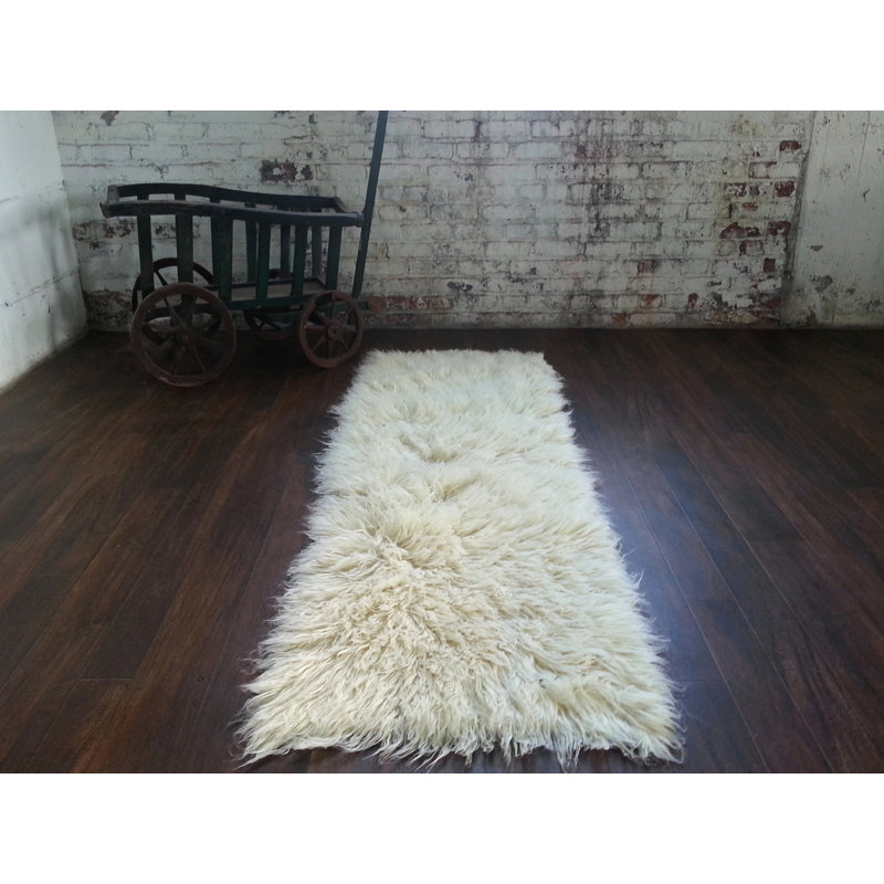 Tapis Flokati Cugina, Tapis de couloir 2 pi x 5 pi