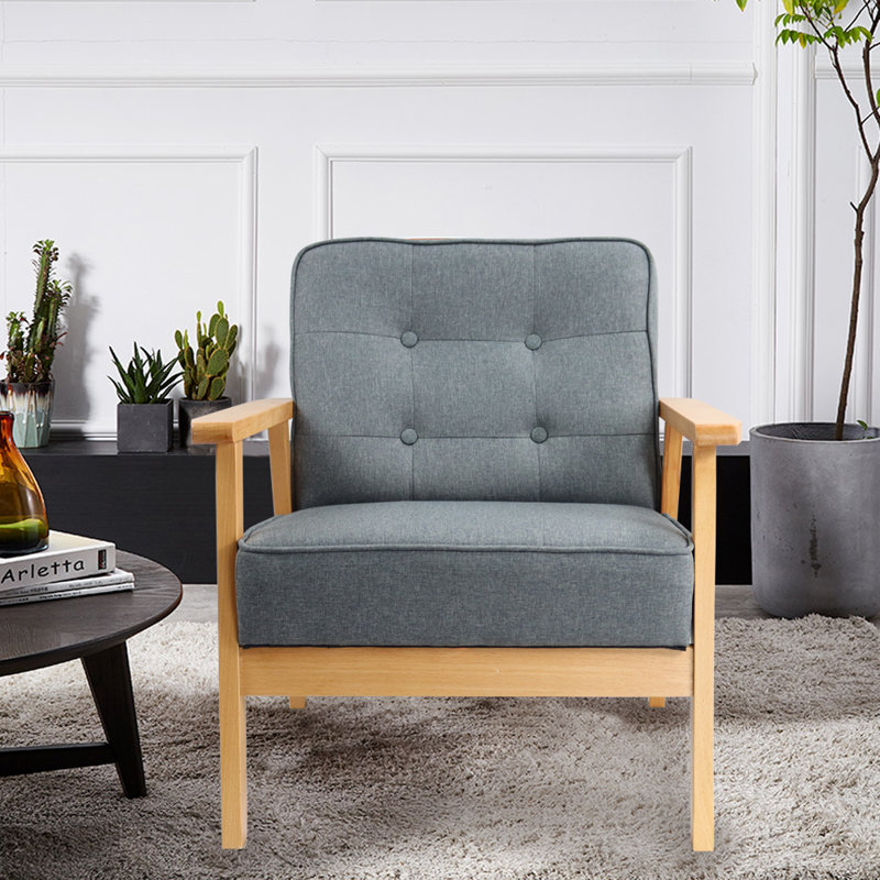 Fauteuil en lin 21,26 po Brookville