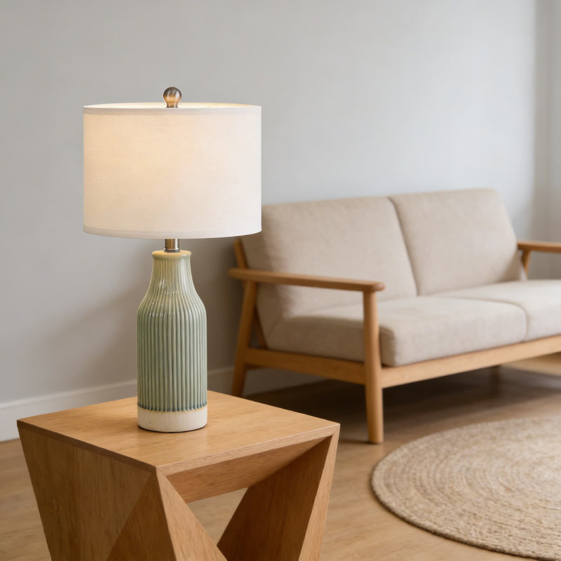 Ensemble de 2 lampes de table Modern Modern, Vert, Vert