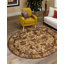 Tapis beige / rouille à motif géométrique Alameda-373693030