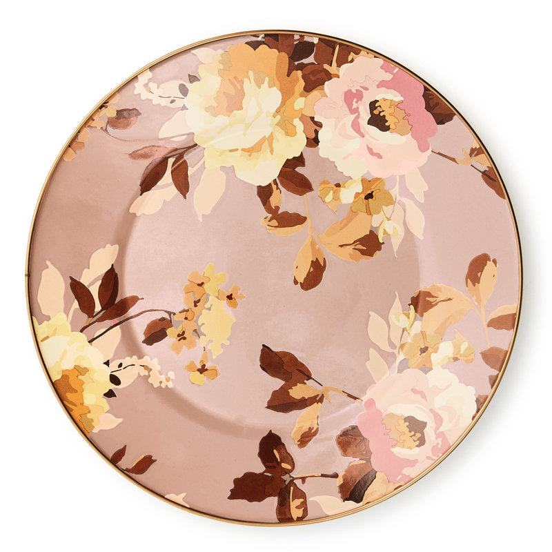 Wild Rose Dinner Plate, Mauve