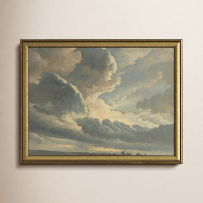 «Cumulonimbus Clouds», reproduction encadrée