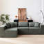 Canapé modulaire rembourré en velours Corduroy