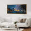 «Tropical Palm Tropical Night Sky Vibrant», reproduction d'art sur toile-111375427-98042370