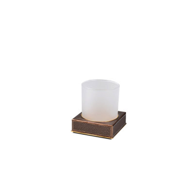 Verre chagrin bronze